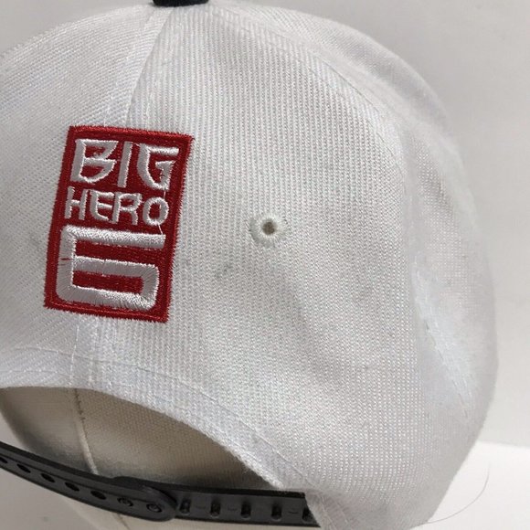 Big Hero 6 Adjustable White & Black Hat - Picture 4 of 7